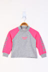 Toontoy Kız Çocuk Stunnig Collar Baskılı Sweatshirt