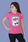Toontoy Kız Çocuk Baskılı Tişört