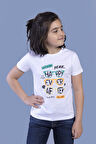Toontoy Erkek Çocuk Gözlük Baskılı Tişört