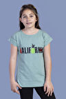 Toontoy Kız Çocuk California Baskılı Tişört