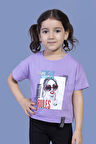 Toontoy Kız Çocuk Dijital Baskılı Tişört