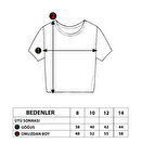 Toontoy Kız Çocuk Fiyonk Baskılı  Kolları Garni Detaylı Tişört