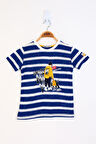 Toontoy Erkek Çocuk Çizgi Detaylı Baskılı Tişört