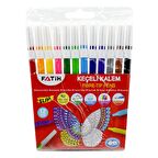 Fatih Slim Keçeli Kalem 12 Renk (34015)
