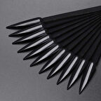 Fontenay Kalıcı Oje Için Siyah Anahtarlıklı Renk Kartelası Sivri Seri  50'li