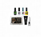 Fontenay Uno Poly Jel Clear 30G+ProtezTırnak Tips ÜstForm JelTips+BaseCoat-TopCoat-Primer-Dehydrator