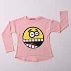 Toontoy Kız Çocuk Sweatshirt Smile Baskılı