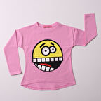 Toontoy Kız Çocuk Sweatshirt Smile Baskılı