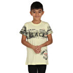 Toontoy  Erkek Çocuk T-Shirt Black Baskılı 