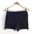 Toontoy Kız Çocuk Yanı Şeritli Şort