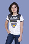Toontoy Erkek Çocuk Jeans Baskı Tişört
