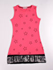 Toontoy Kız Çocuk Yıldız Baskılı Elbise