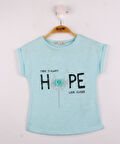Toontoy Kız Çocuk Hope Baskılı Tişört