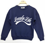 Toontoy Kız Çocuk Sweatshirt Lovely Life Baskı