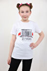 Toontoy Unisex Çocuk 23 Nisan Baskılı Tişört