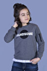 Toontoy Erkek Çocuk Handsome Baskılı Sweatshirt