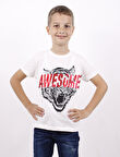 Toontoy Erkek Çocuk Awesome Pul Nakışlı T-Shirt
