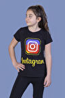 Toontoy Kız Çocuk Insagram Baskılı Tişört