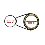 PORSELEN HALKA GOLD PASLANMAZ - 8.00MM