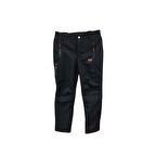 Siyah Softshell Pantalon İçi Polarlı Gizli Fermuarlı