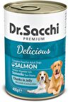 Dr. Sacchi Somonlu Büyük Irk Yetişkin Yaş Köpek Maması 400 gr