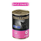 Challenge Kuzu Etli Pate Yavru Kedi Konservesi 400 g (24 Adet)