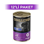Challenge Kuzu Etli Pate Yavru Köpek Konservesi 400 g (12 Adet)
