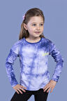 Toontoy Kız Çocuk Batik Desenli Tişört