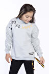 Toontoy Kız Çocuk Balıkçı Yaka İçi Pamuklu Sweatshirt