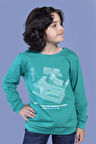 Toontoy Erkek Çocuk Kabartma Baskılı Sweatshirt