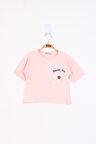 Toontoy Kız Çocuk Baskılı Tişört