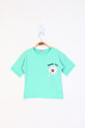 Toontoy Kız Çocuk Baskılı Tişört