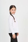 Toontoy Kız Çocuk Dantelli Bebe Yaka Uzun Kollu Tişört