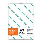 Umur A3 Gramajlı Fotokopi Kağıdı 160 gr 1 Paket 250 Yaprak