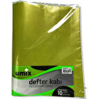 Umix Hazır Defter Kabı A4 10Lu Sarı - 2 paket