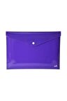 Umix Çıtçıtlı Zarf Dosya A4 Neon Mor U1121N-MO
