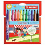 Stabilo Power Max Kalın Uçlu Keçeli Kalem 12li Kutu