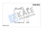 Fiat Kalorıfer Radyatörü - Brazıng - Kal 346365