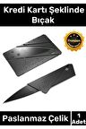 Özel Üretim Sağlam Dayanıklı Yer Kaplamaz Minimalist Cep Cüzdan Kredi Kartı Şeklinde Kutusuz Bıçak