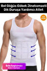Yeni Sezon Bel Göğüs Dik Duruş Jinekomasti Toparlayıcı Erkek Extra Göbek Sıkılaştırıcı Korse Atlet