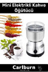 Özel Üretim Paslanmaz Çelik Düşük Sesli 50 Gram Kapasiteli Mini Elektrikli Baharat Kahve Öğütücü