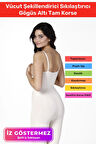 İz Göstermeyen Kaymaz Toparlayıcı Destekli Vücut Şekillendirici Sıkılaştırıcı Gögüs Altı Tam Korse