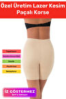 Özel Üretim İz Göstermeyen Kaymaz Sıkılaştırıcı Toparlayıcı Şekillendirici Lazer Kesim Paçalı Korse