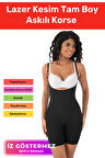 Özel Üretim İz Bırakmayan Kaymayan Toparlayıcı Sıkılaştırıcı Kadın Lazer Kesim Tam Boy Askılı Korse