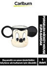 Özel Tasarım Dekoratif Şık Hediyelik Porselen Mickey Mouse Kupa Bardak 10*18 Cm