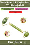 Premium Pürüzsüz Parlak Cilt Göz Elmacık Kemiği Kan Akışı Sağlayan Göz Yeşim Taşı Yüz Masaj Aleti