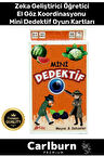 Özel Eğitici Zeka Geliştirici Öğretici Eğlence Aile 55 Parça Mini Dedektif Meyve&Sebzeler Oyun Kartı