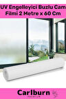 Özel Üretim İç Göstermeyen Yapışkan İz Bırakmaz UV Engelleyici Buzlu Cam Filmi 2 Metre x 60 Cm