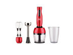 Fakir Lucca Q 1000 W Mikser & Blender Seti Kırmızı (VİTRİN ÜRÜNÜDÜR)