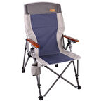 Trager Katlanır Sandalye Lacivert 120 Kg Kapasiteli 1. Sınıf Kamp Sandalyesi